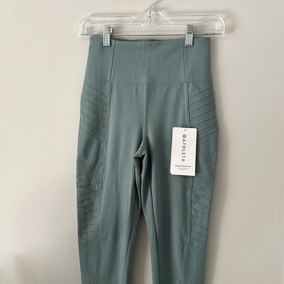 NWT Athleta Women's Delancey Moto Tight - Picture 4 of 6